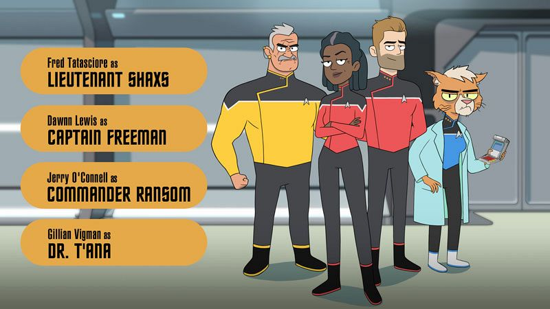 This is the bridge crew that thinks Lower Decks is their TV show. Little do they know...